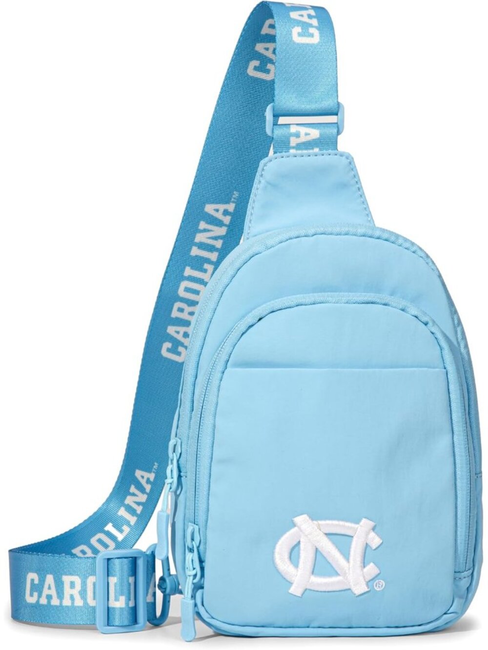 UNC Sling Bag Quilted Crossbody Bags for Women/Men, UNC Team Travel Sling Bag wi